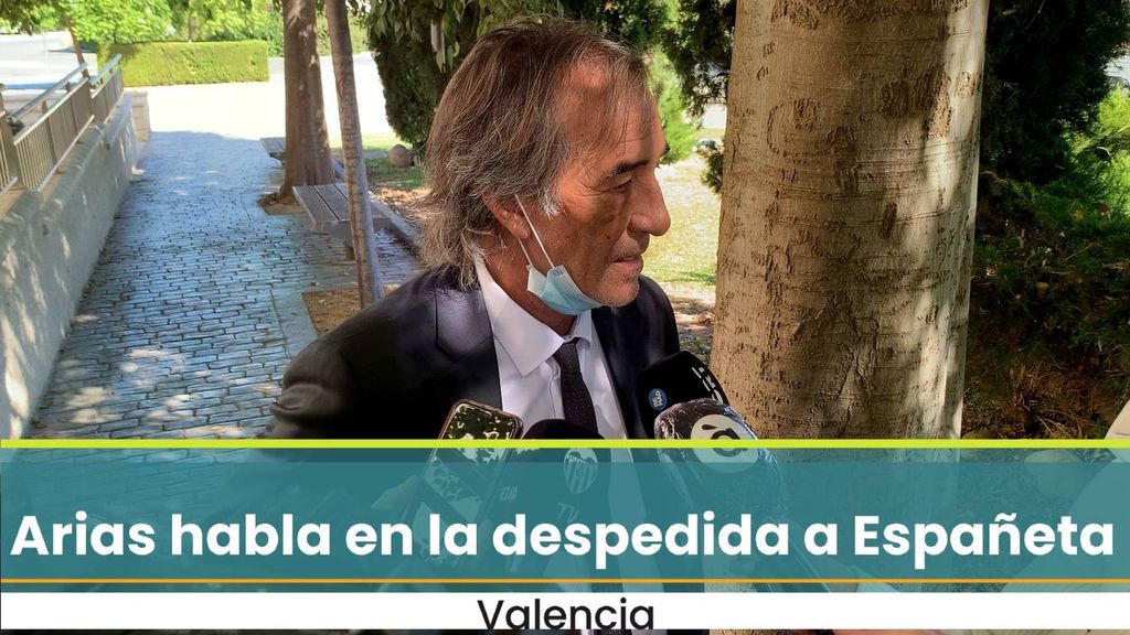 Arias habla en la despedida a Españeta