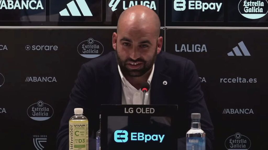 Así se ha presentado a Claudio Giráldez como nuevo entrenador del Celta de Vigo