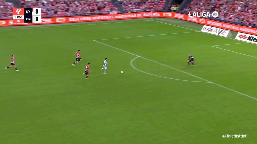 Athletic 0-1 Atlético: Gol de Correa