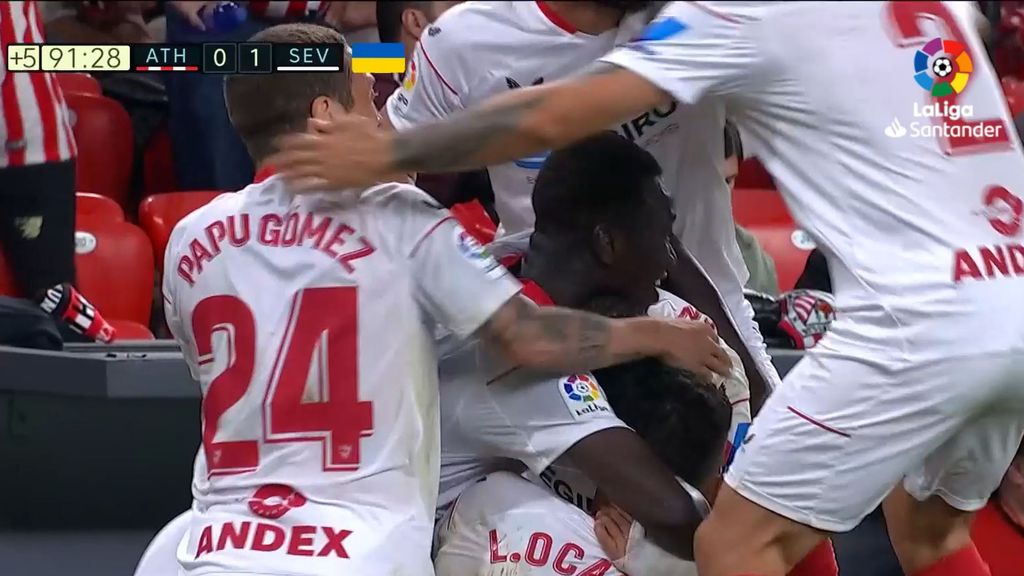Athletic 0-1 Sevilla: Resumen del partido
