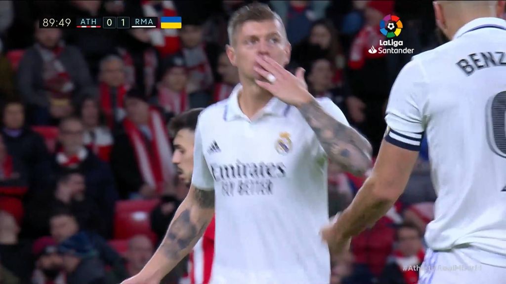 Athletic 0-2 Real Madrid: Gol de Kroos