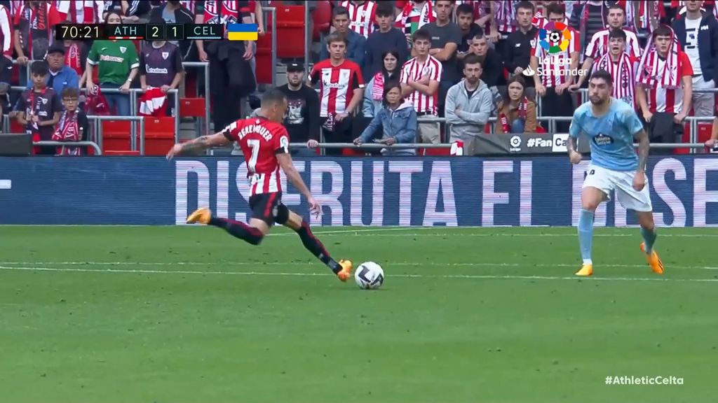 Athletic 2-1 Celta: Resumen del partido