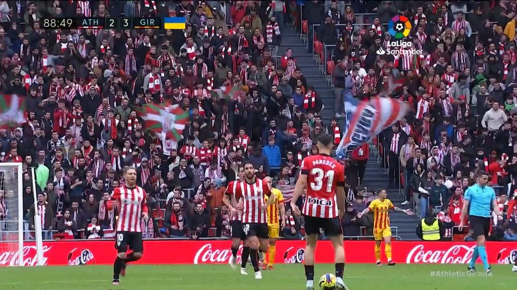 Athletic 2-3 Girona: Gol de Raúl García