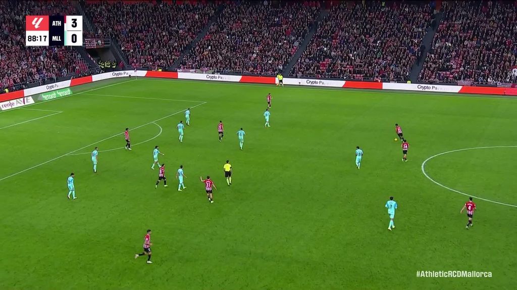 Athletic 4-0 Mallorca: Gol de Muniain