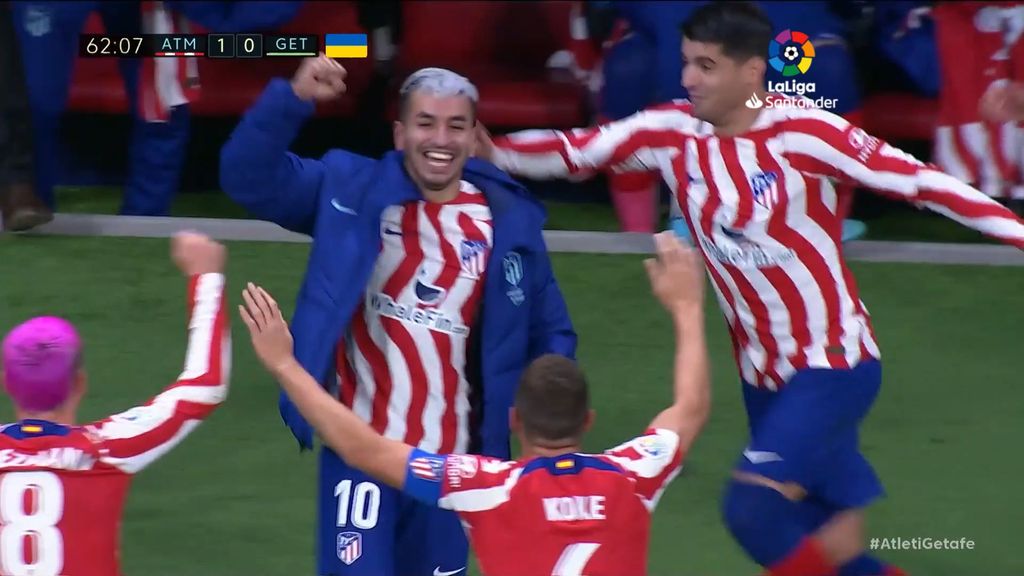 Atlético 1-0 Getafe: Gol de Correa
