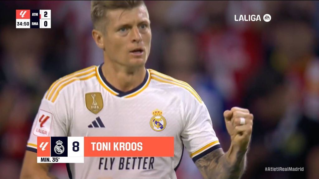 Atlético 2-1 Real Madrid: Gol de Kroos