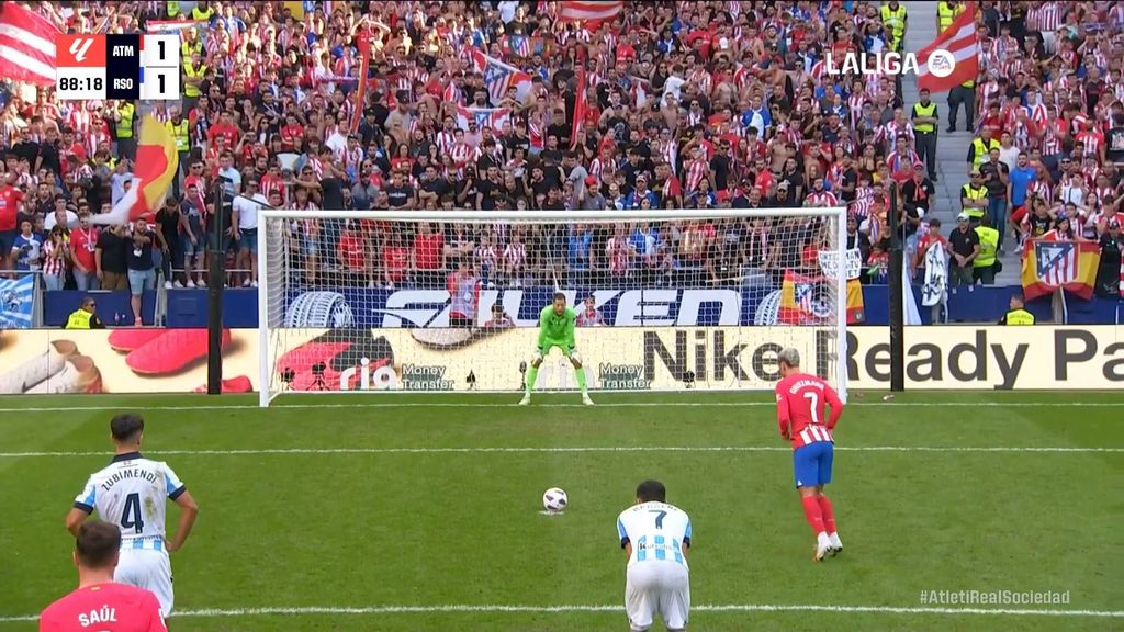 Atlético 2-1 Real Sociedad: Gol de Griezmann