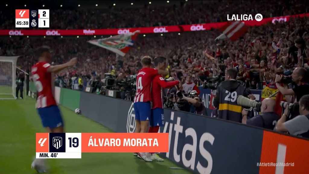Atlético 3-1 Real Madrid: Gol de Morata
