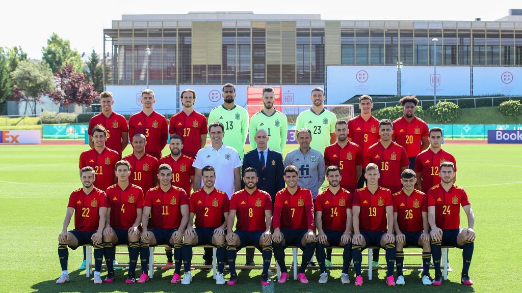 La foto oficial de España para la Eurocopa 2020