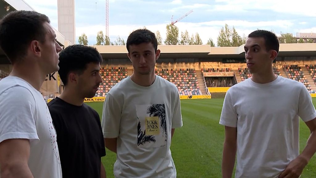 (Mediaset) Los jugadores del Barakaldo, sobre el partido de Copa con el Málaga