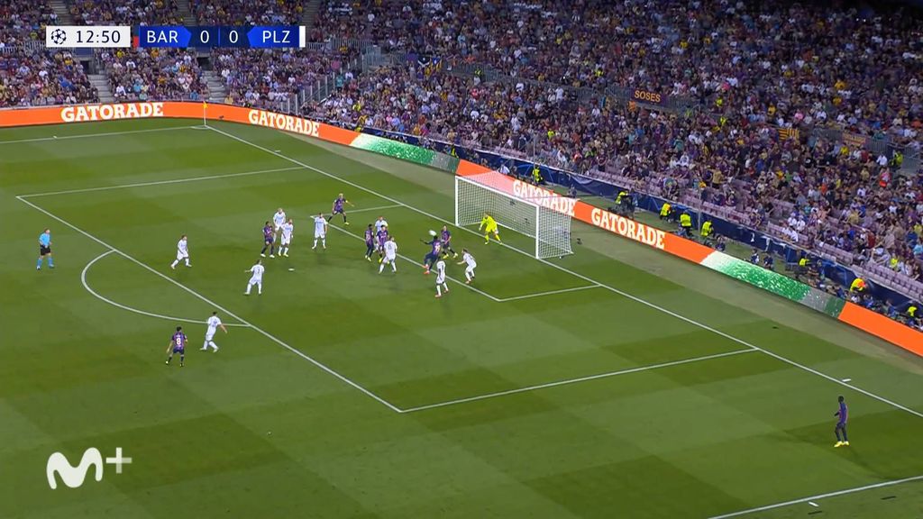 Barça 1-0 Viktoria Plzen: Gol de Kessié