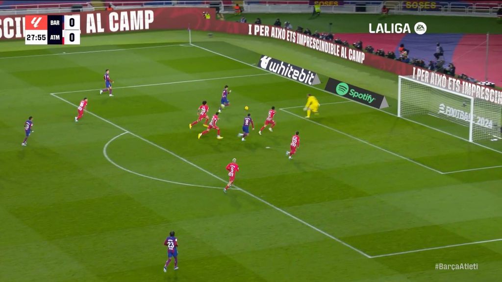 Barcelona 1-0 Atlético: Gol de Joao Félix