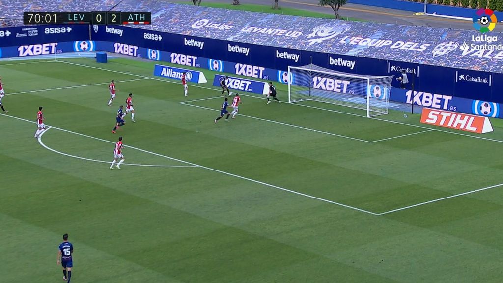 Levante 1-2 Athletic: Gol de Bardhi