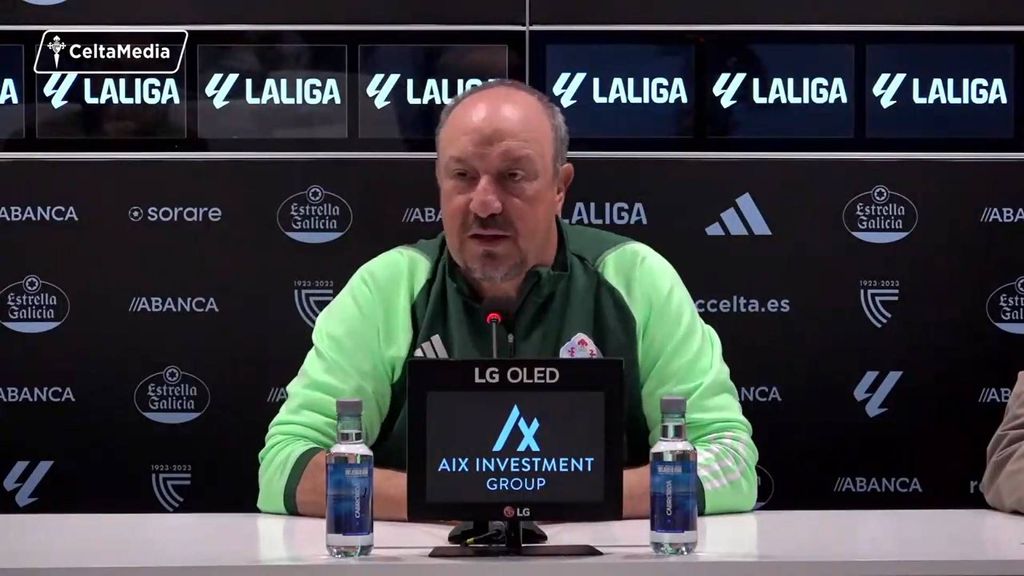 Benítez y el enfado de Iago Aspas