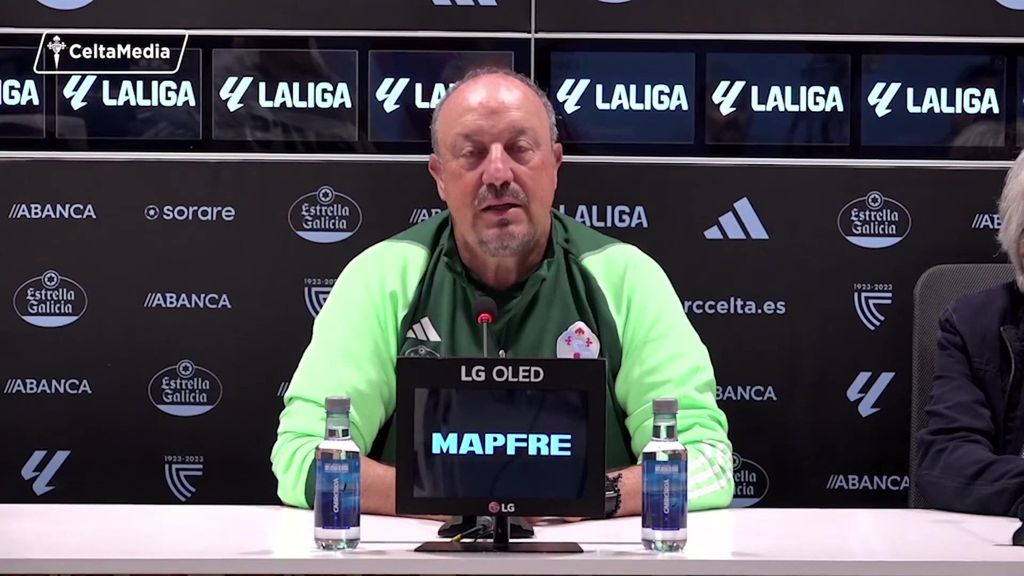 Benítez explica el nuevo rol de Aspas