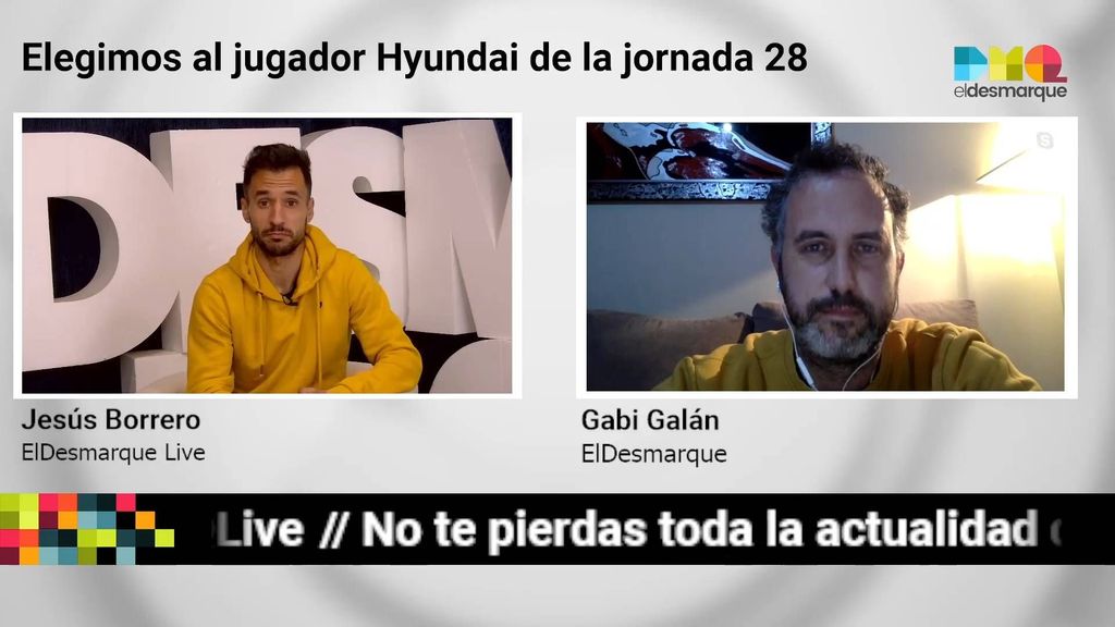 Benzema jugador Hyundai de la jornada 28 en LaLiga Santander 21/22