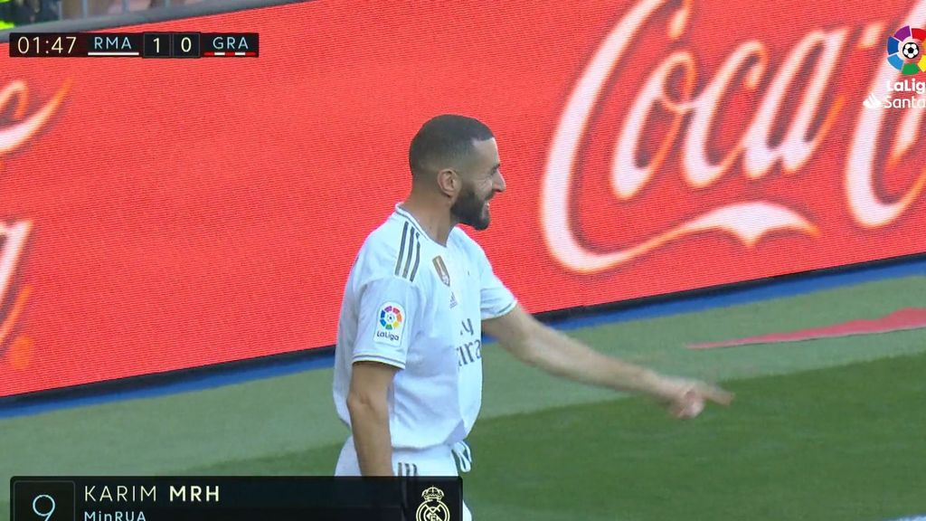 Real Madrid - Granada: Vídeo, goles y resumen (Jornada 8)