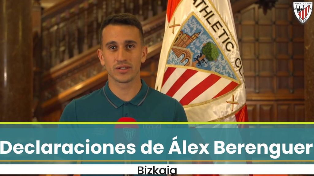 Primeras palabras de Álex Berenguer como jugador del Athletic