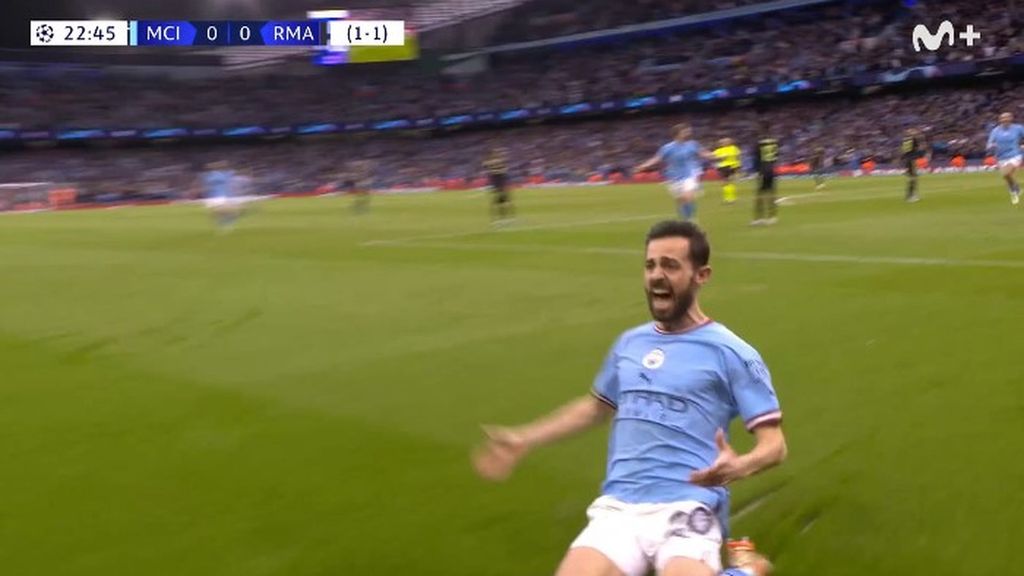 Manchester City 4-0 Real Madrid: Los goles de Bernardo Silva