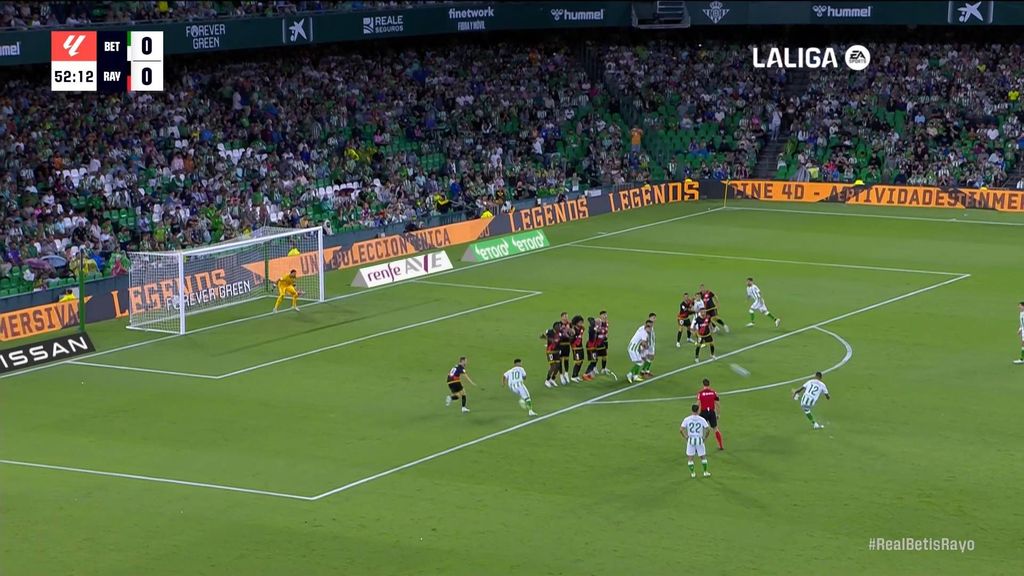 Betis 1-0 Rayo: Gol de Willian José