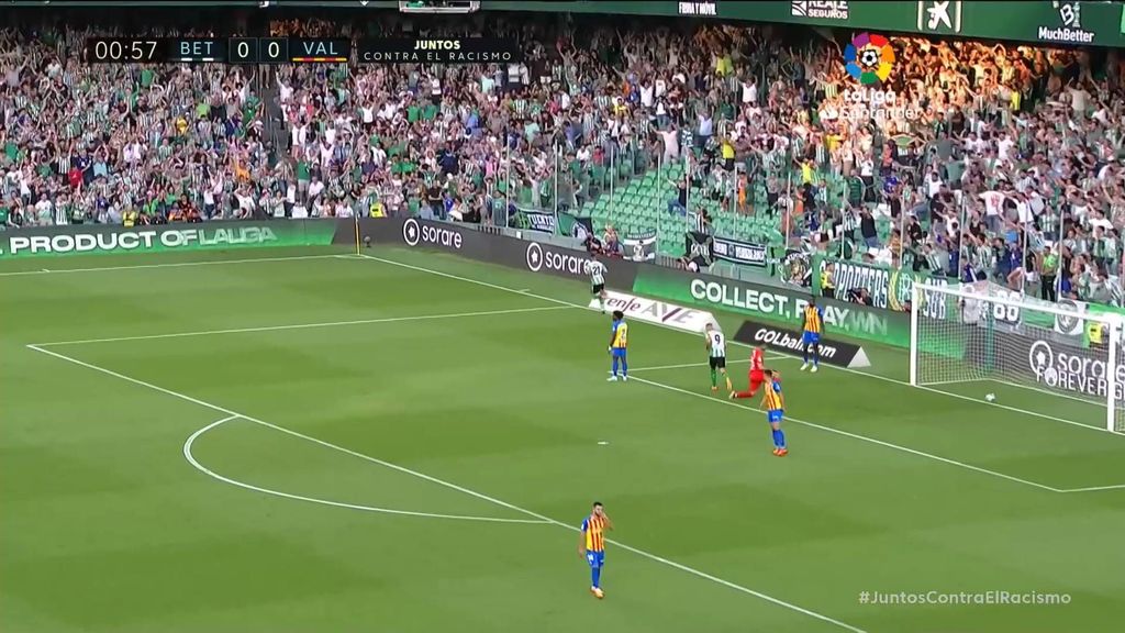 Betis 1-0 Valencia: Gol de Ayoze