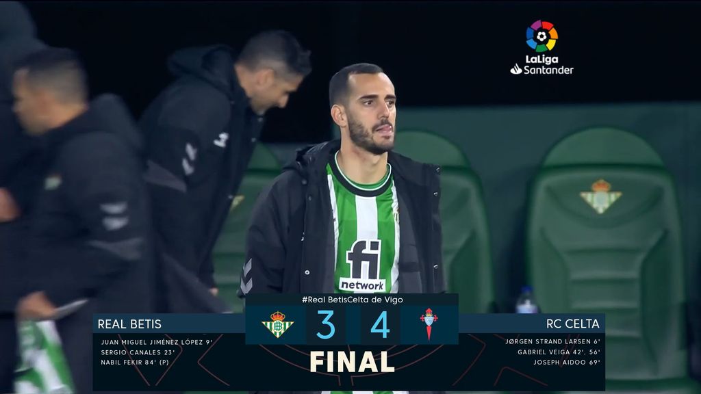 Betis 3-4 Celta: Resumen del partido