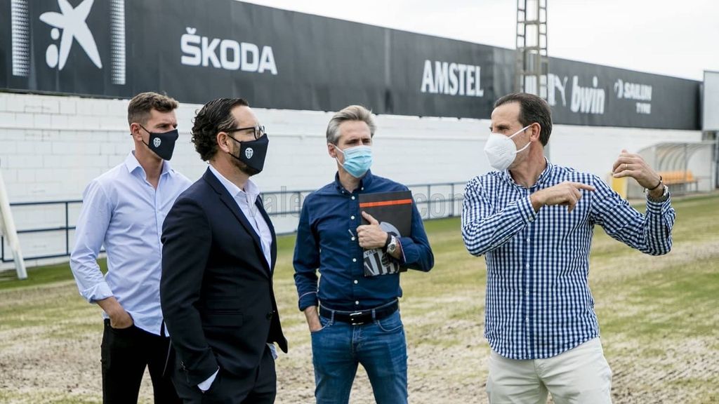 José Bordalás, en su primera visita a la Ciudad Deportiva de Paterna