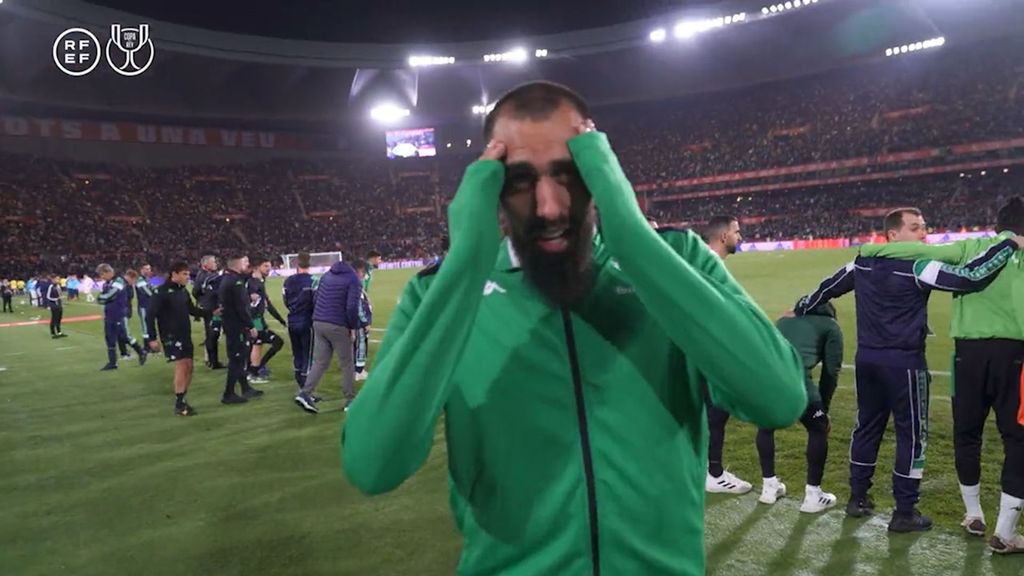 (Mediaset) Del sufrimiento a la alegría: los 54 segundos más largos de Borja Iglesias hasta que Miranda mete el gol