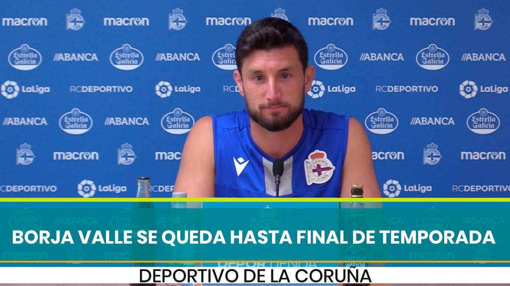 Borja Valle, los sentimientos encontrados en el confinamiento y su continuidad en el Dépor