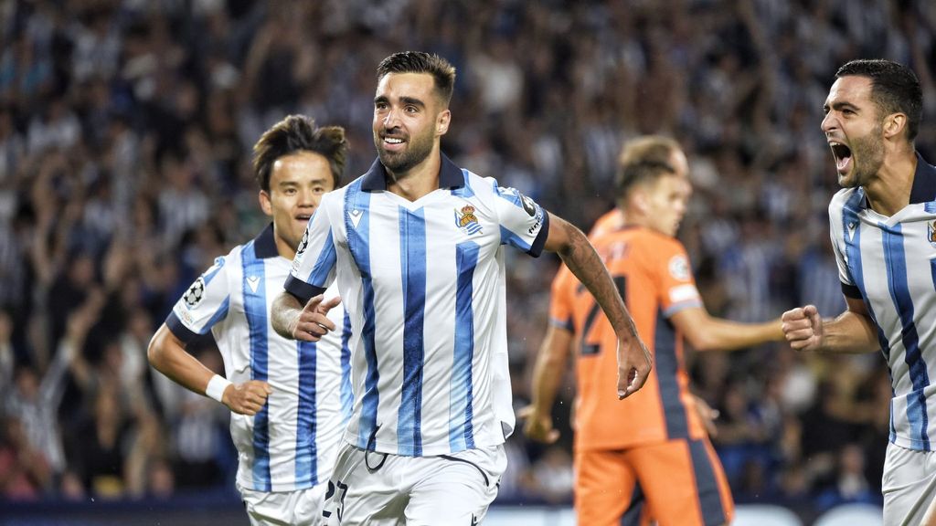 Real Sociedad 1-0 Inter: Gol de Brais Méndez