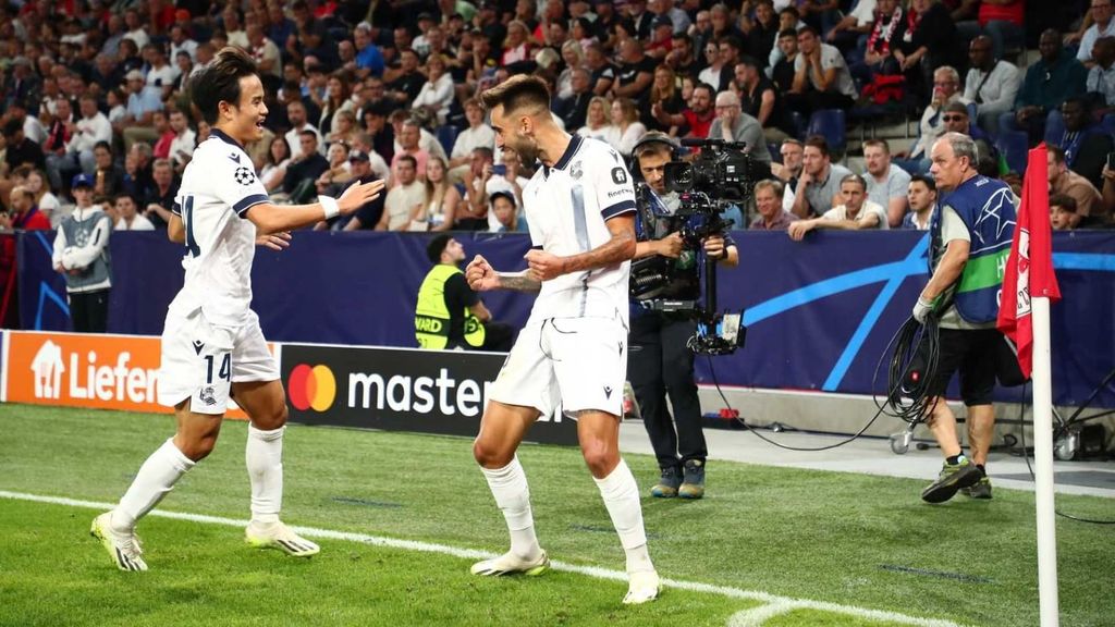 Salzburgo 0-2 Real Sociedad: Gol de Brais Méndez