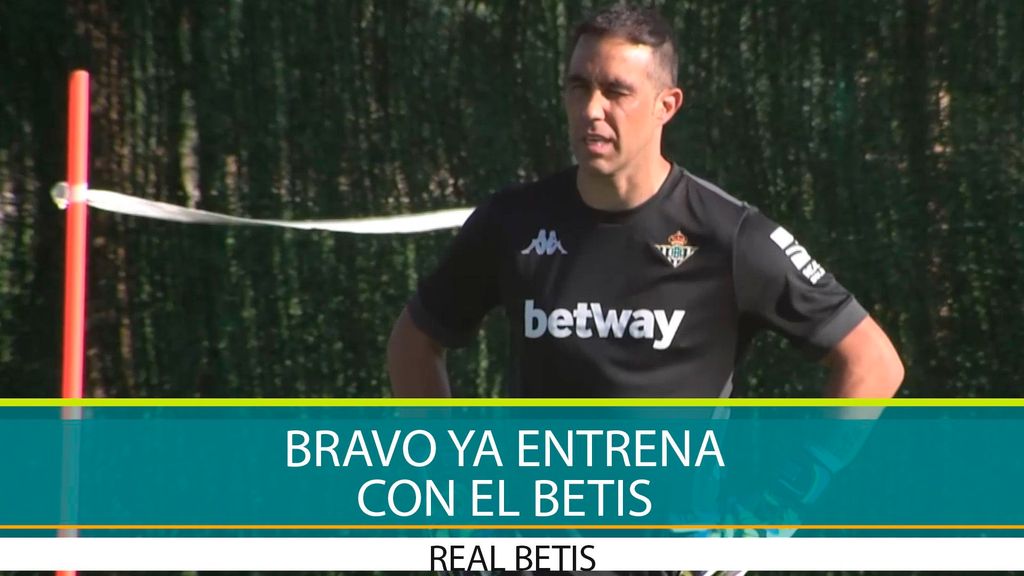 Primer entrenamiento de Claudio Bravo