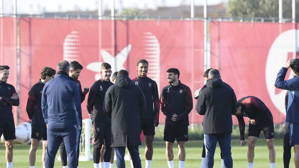 Entrenamiento del Sevilla