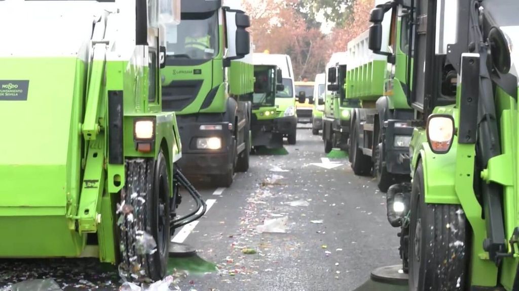 LIPASAM y el dispositivo de limpieza de la cabalgata de Reyes Magos