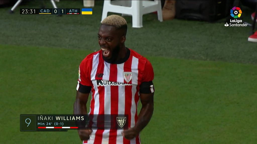 Cádiz 0-1 Athletic: Gol de Williams