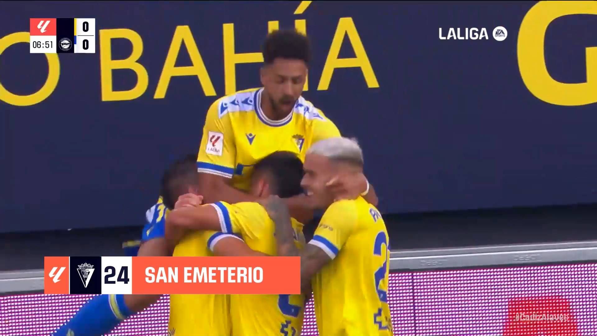 Cádiz 1-0 Alavés: Resumen del partido