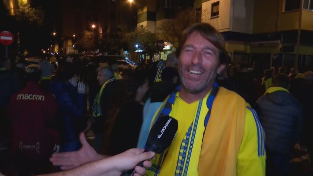 La indignación de los cadistas tras el partido