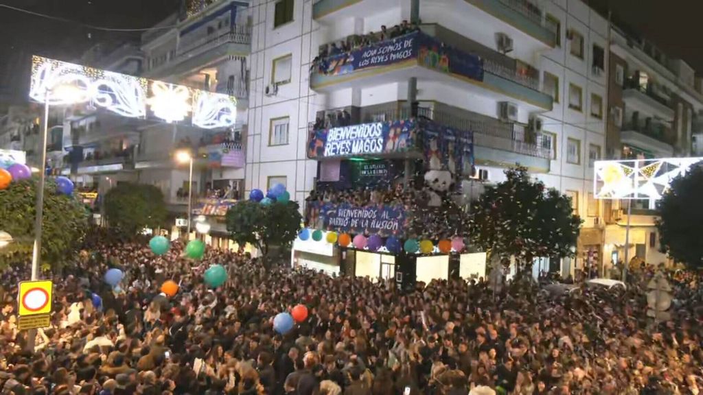 La Cabalgata de los Reyes Magos, en la Calle Asunción