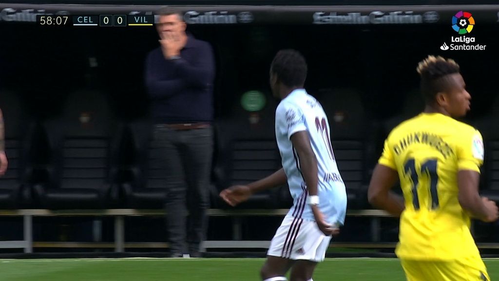 Celta - Villarreal: Cambio de Sisto por Rafinha