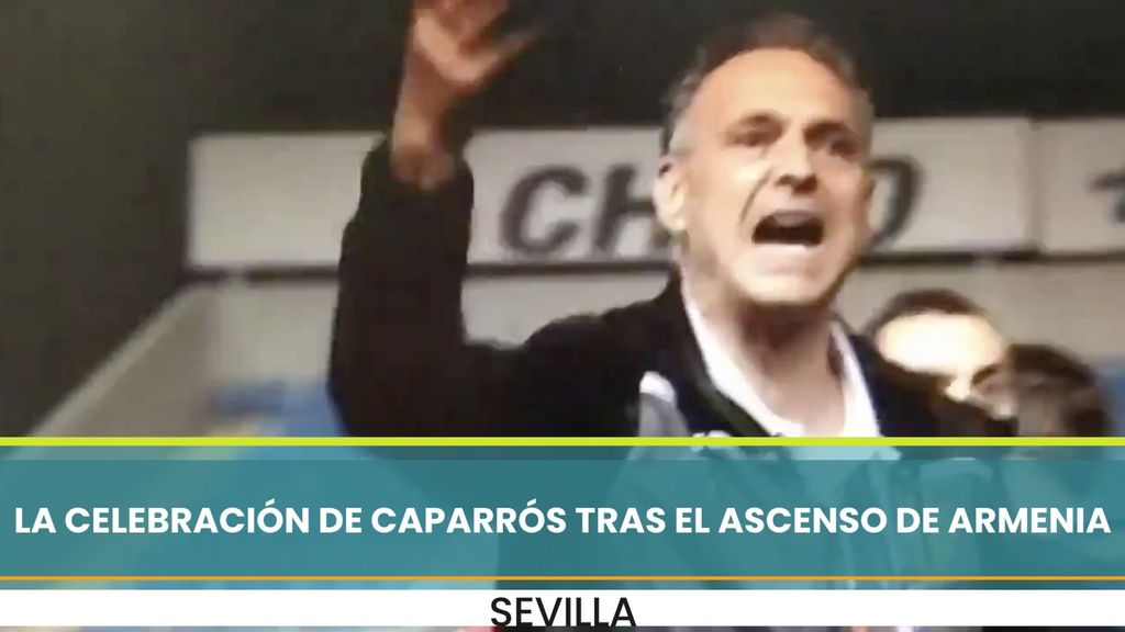 Caparrós pide el himno de Armenia: Así celebró el éxito de su combinado