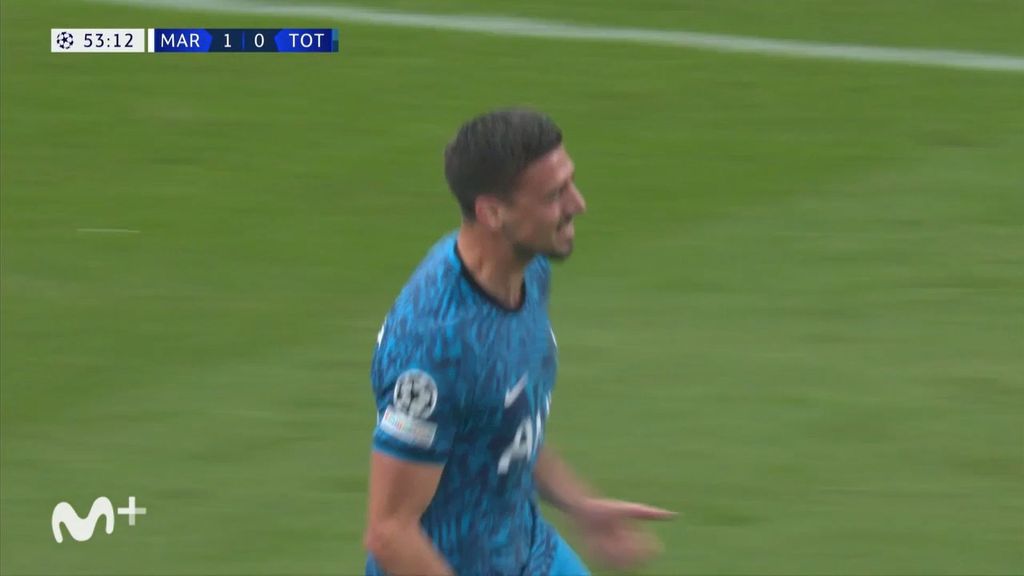 Marsella 1-2 Tottenham: Gol de Lenglet