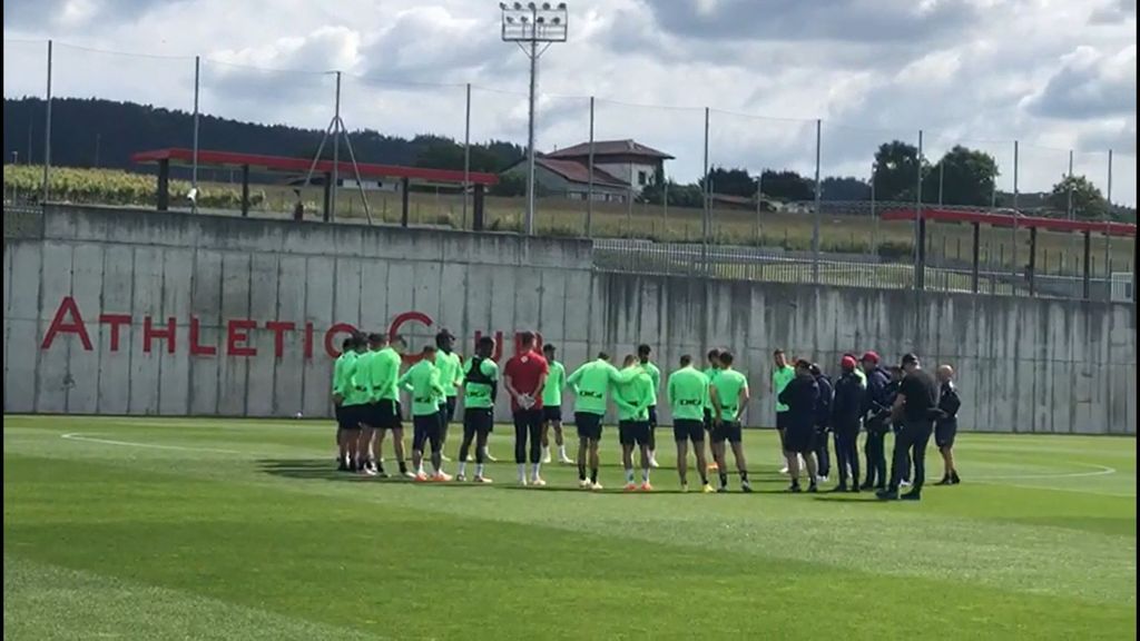 Entrenamiento del Athletic Club en Lezama (18 de mayo)