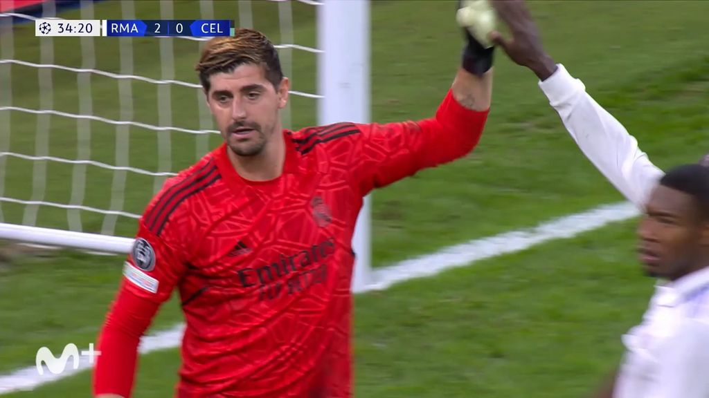 Real Madrid-Celtic: Courtois para el penalti