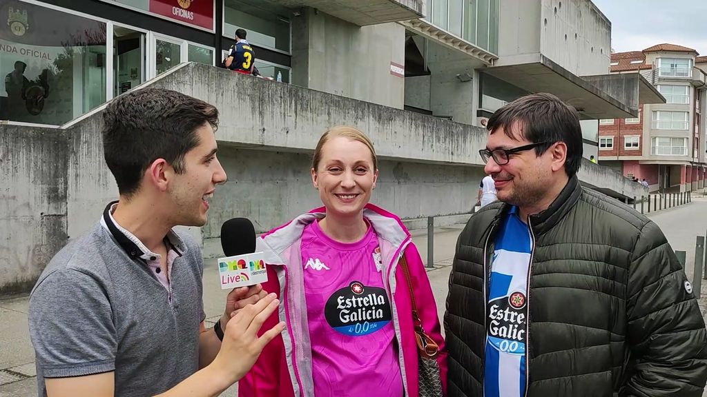 De Bristol a Pontevedra por ver al Deportivo