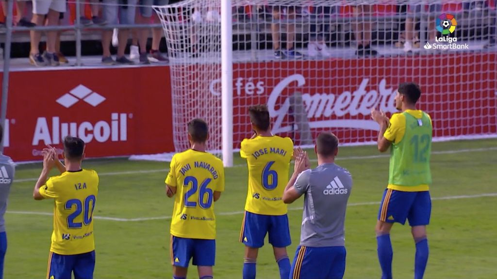 Mirandés 1-2 Cádiz: Goles y resumen del partido