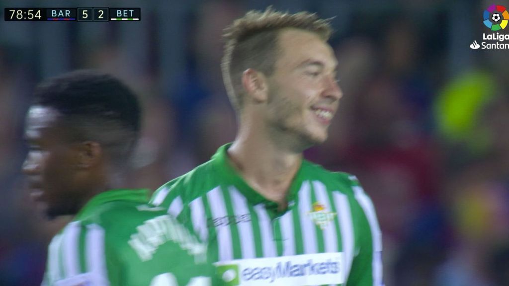 Barcelona 5-2 Betis: Gol de Loren
