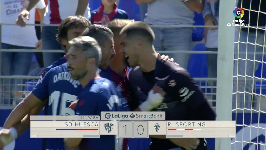 Huesca 1-0 Sporting: Goles y resumen del partido