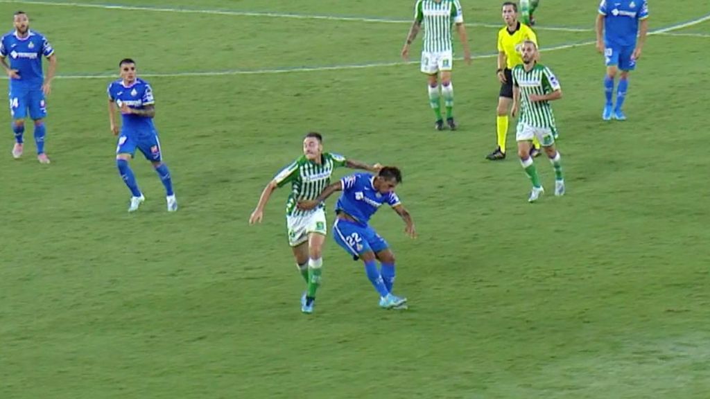 Betis-Getafe: Expulsión de Loren