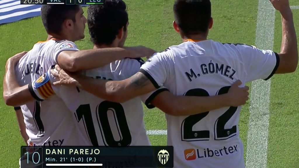 Valencia 1-0 Leganés: Gol de Parejo