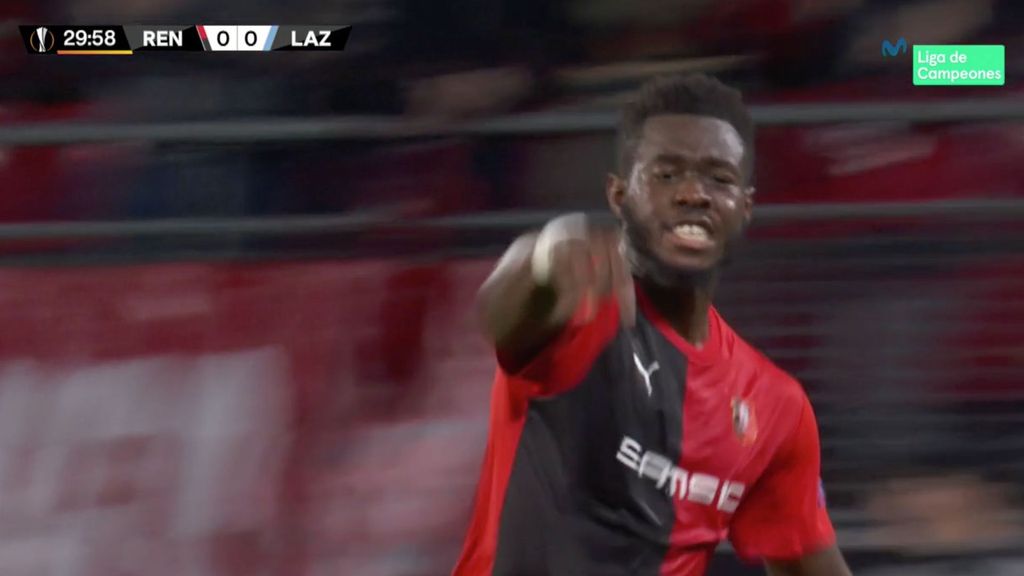 Rennes-Lazio: Gnagnon anota dos goles